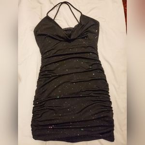 Dress - Xback shimmery mini dress